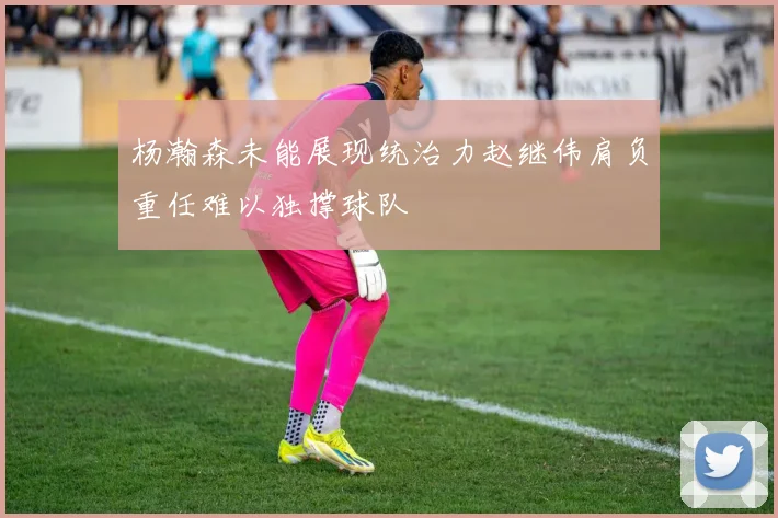 杨瀚森未能展现统治力赵继伟肩负重任难以独撑球队