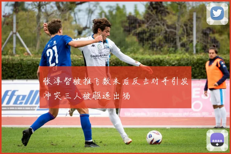 张淳智被推飞数米后反击对手引发冲突三人被驱逐出场